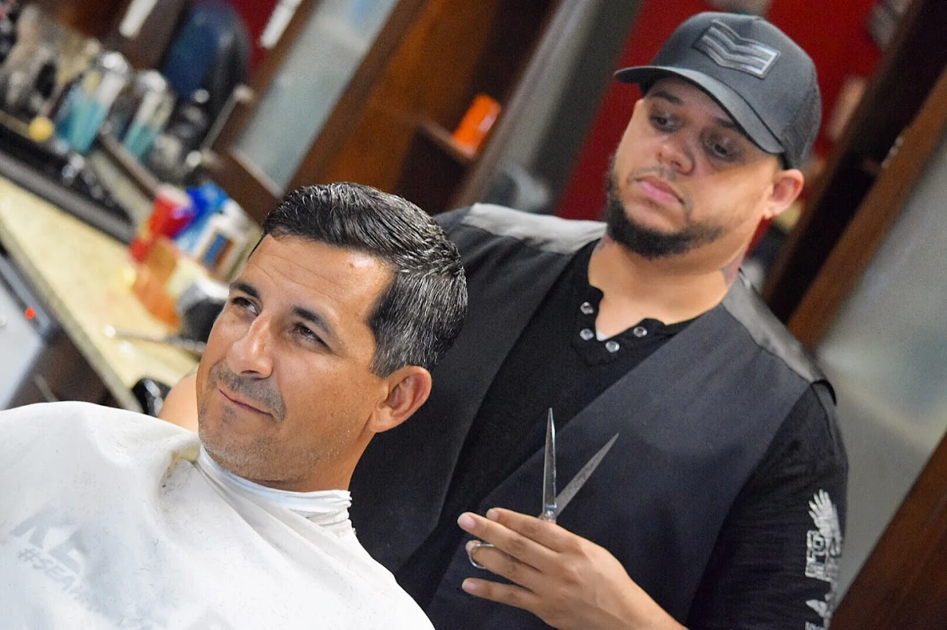 Carlos and Team Member - Professional Barber Service