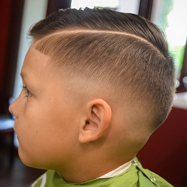 Taper fade around the sideburn and neckline, West Palm Beach barber